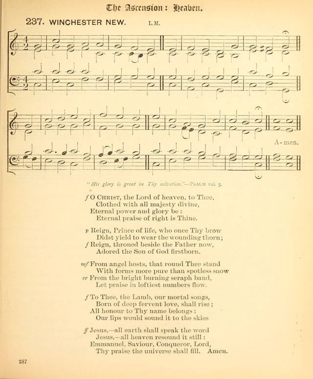 The Hymnal Companion to the Book of Common Prayer with accompanying tunes (3rd ed., rev. and enl.) page 287