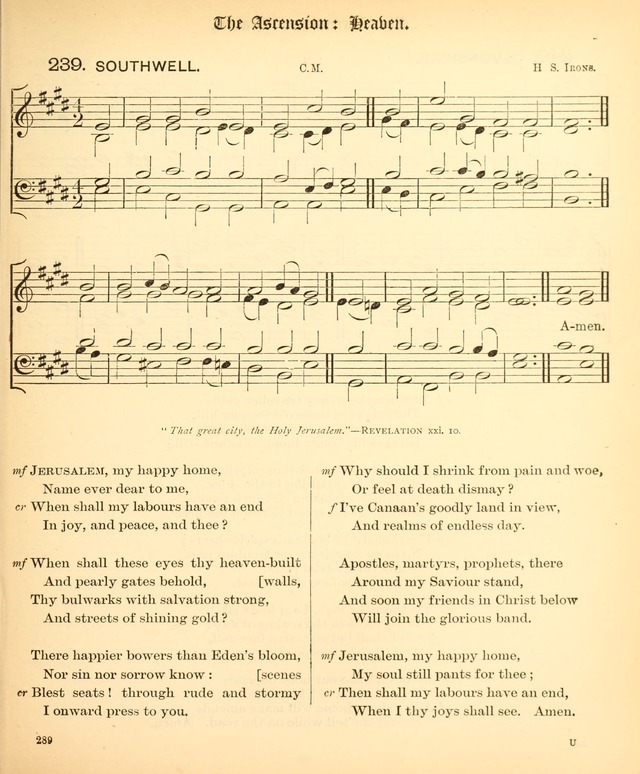 The Hymnal Companion to the Book of Common Prayer with accompanying tunes (3rd ed., rev. and enl.) page 289