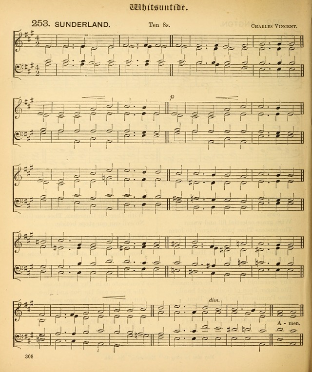 The Hymnal Companion to the Book of Common Prayer with accompanying tunes (3rd ed., rev. and enl.) page 308