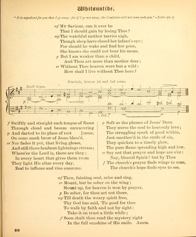 The Hymnal Companion to the Book of Common Prayer with accompanying tunes (3rd ed., rev. and enl.) page 309
