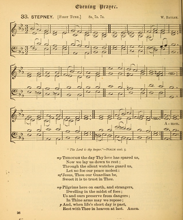 The Hymnal Companion to the Book of Common Prayer with accompanying tunes (3rd ed., rev. and enl.) page 36