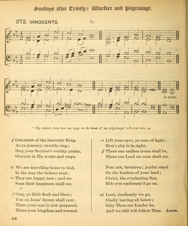 The Hymnal Companion to the Book of Common Prayer with accompanying tunes (3rd ed., rev. and enl.) page 442