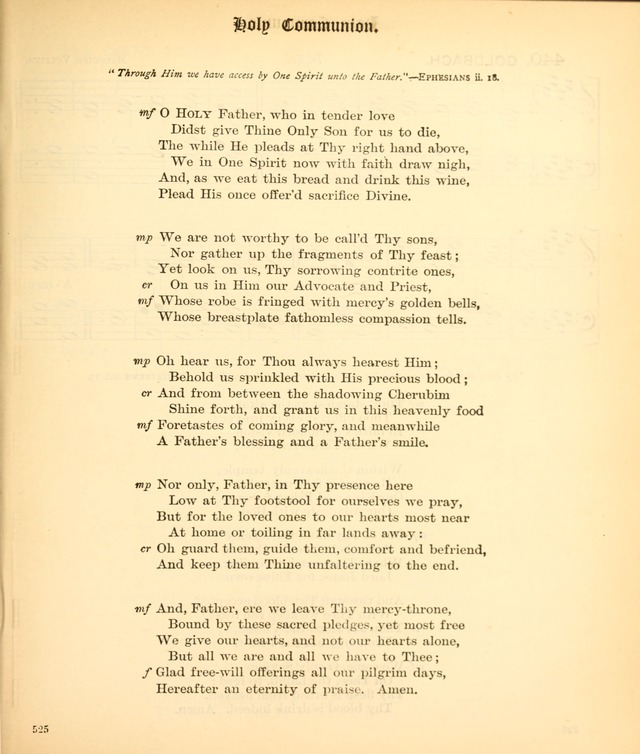 The Hymnal Companion to the Book of Common Prayer with accompanying tunes (3rd ed., rev. and enl.) page 525