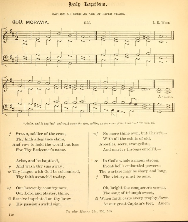 The Hymnal Companion to the Book of Common Prayer with accompanying tunes (3rd ed., rev. and enl.) page 549