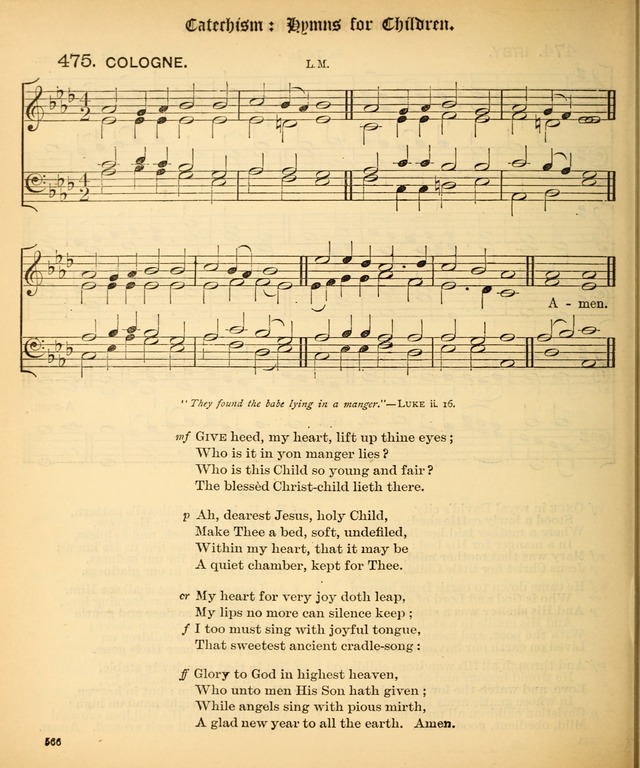 The Hymnal Companion to the Book of Common Prayer with accompanying tunes (3rd ed., rev. and enl.) page 566