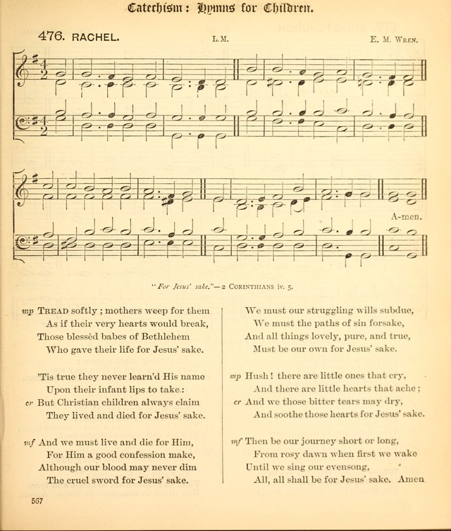 The Hymnal Companion to the Book of Common Prayer with accompanying tunes (3rd ed., rev. and enl.) page 567
