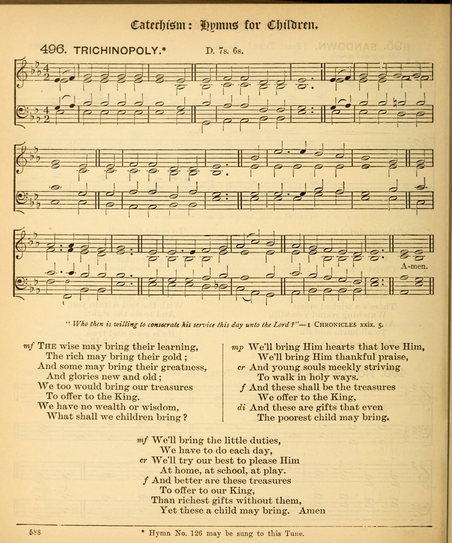 The Hymnal Companion to the Book of Common Prayer with accompanying tunes (3rd ed., rev. and enl.) page 588