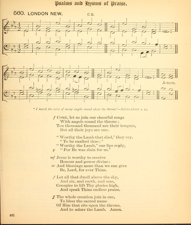 The Hymnal Companion to the Book of Common Prayer with accompanying tunes (3rd ed., rev. and enl.) page 661