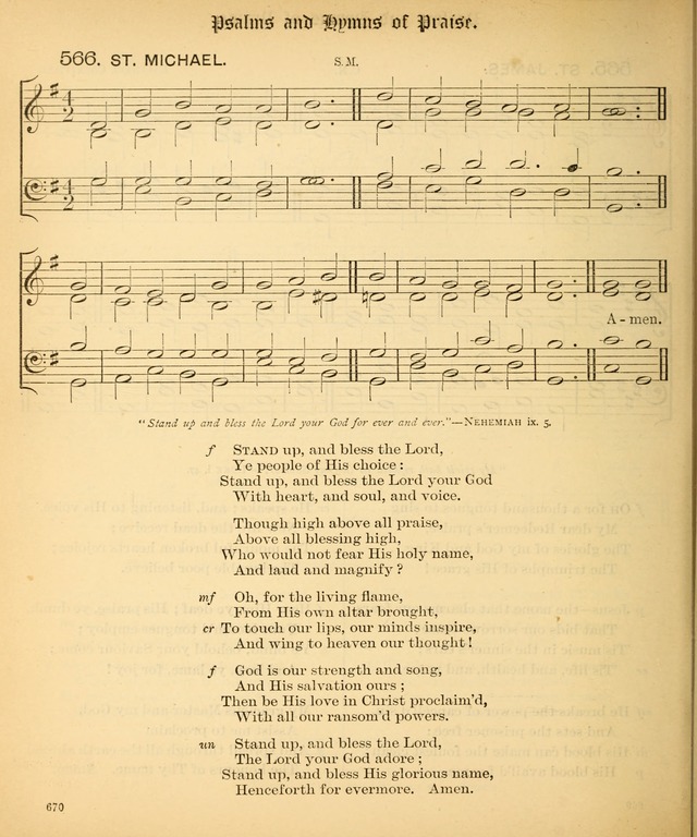 The Hymnal Companion to the Book of Common Prayer with accompanying tunes (3rd ed., rev. and enl.) page 670