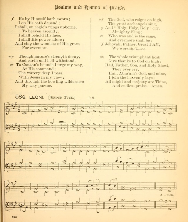 The Hymnal Companion to the Book of Common Prayer with accompanying tunes (3rd ed., rev. and enl.) page 693
