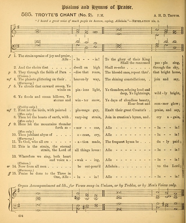 The Hymnal Companion to the Book of Common Prayer with accompanying tunes (3rd ed., rev. and enl.) page 694