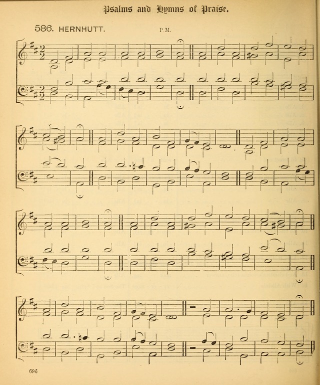 The Hymnal Companion to the Book of Common Prayer with accompanying tunes (3rd ed., rev. and enl.) page 696