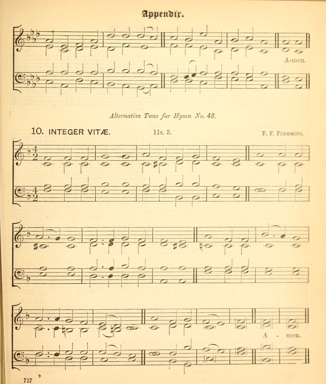 The Hymnal Companion to the Book of Common Prayer with accompanying tunes (3rd ed., rev. and enl.) page 727