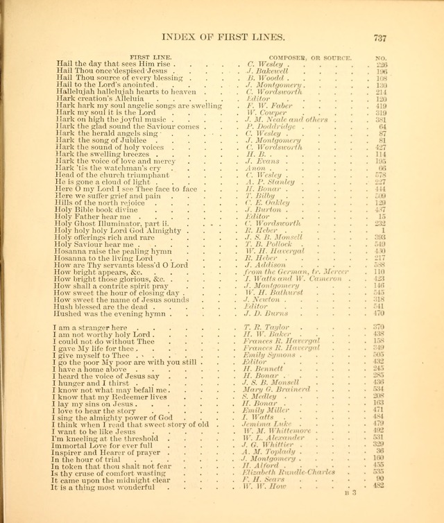 The Hymnal Companion to the Book of Common Prayer with accompanying tunes (3rd ed., rev. and enl.) page 737