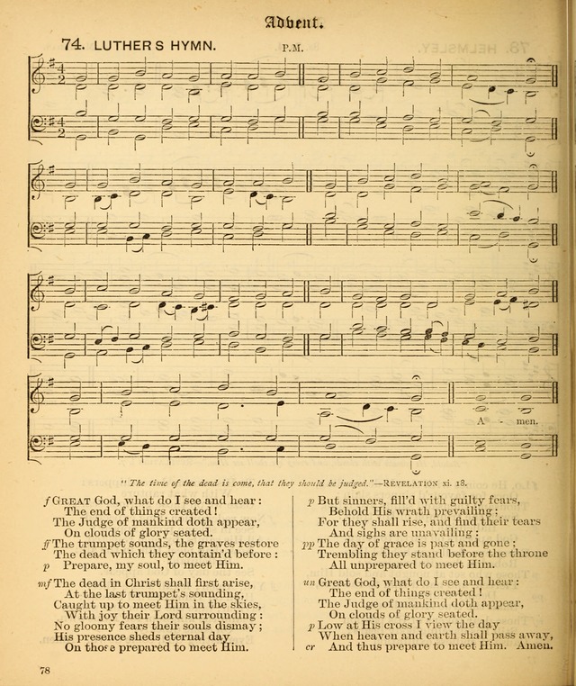 The Hymnal Companion to the Book of Common Prayer with accompanying tunes (3rd ed., rev. and enl.) page 78
