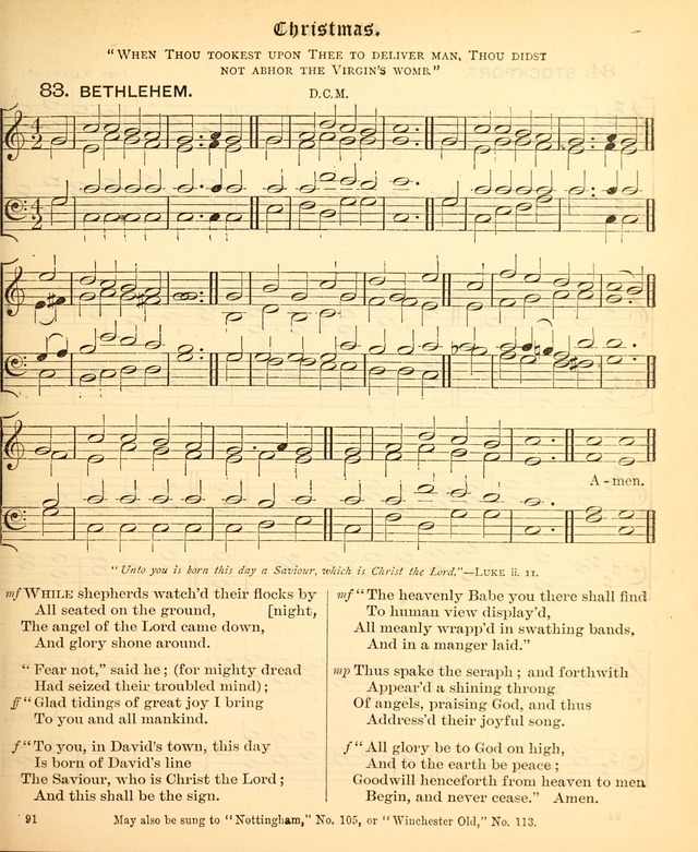 The Hymnal Companion to the Book of Common Prayer with accompanying tunes (3rd ed., rev. and enl.) page 91