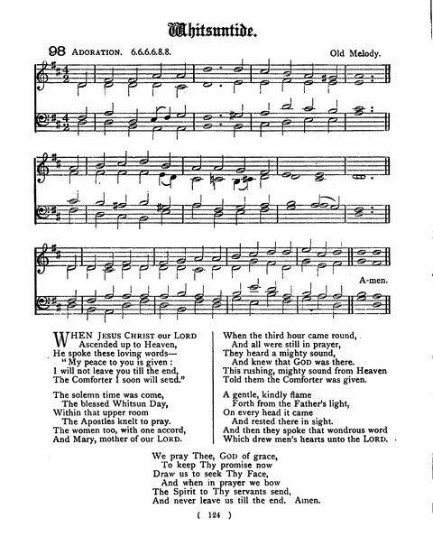 Hymns for the Children of the Church: with accompanying tunes page 124