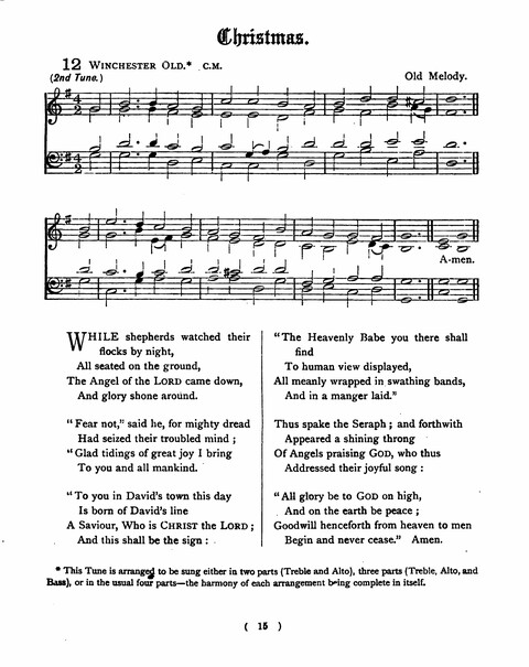Hymns for the Children of the Church: with accompanying tunes page 15