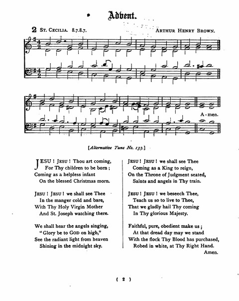 Hymns for the Children of the Church: with accompanying tunes page 2