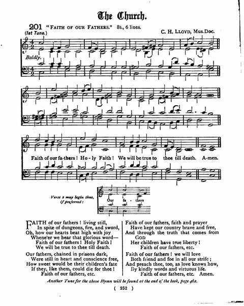 Hymns for the Children of the Church: with accompanying tunes page 252