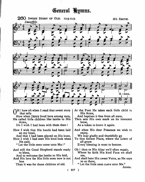 Hymns for the Children of the Church: with accompanying tunes page 317