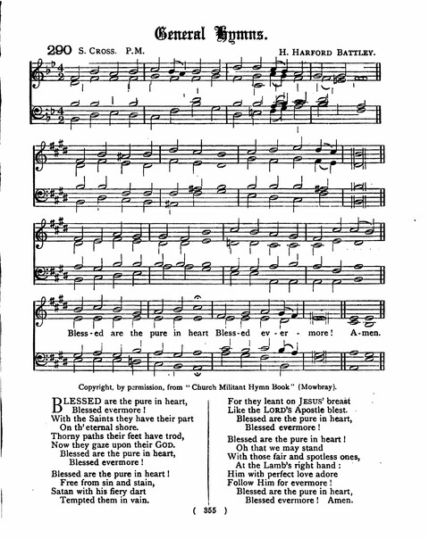Hymns for the Children of the Church: with accompanying tunes page 355