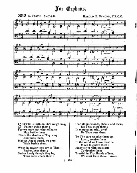 Hymns for the Children of the Church: with accompanying tunes page 400