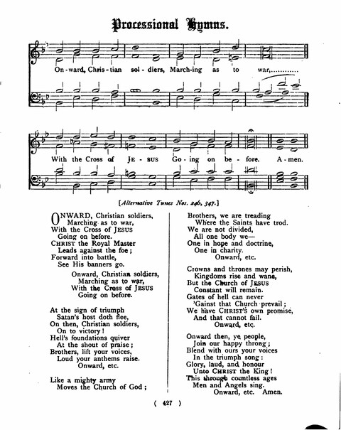 Hymns for the Children of the Church: with accompanying tunes page 427