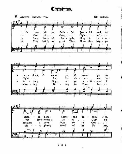 Hymns for the Children of the Church: with accompanying tunes page 8