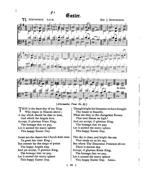 Hymns for the Children of the Church: with accompanying tunes page 90