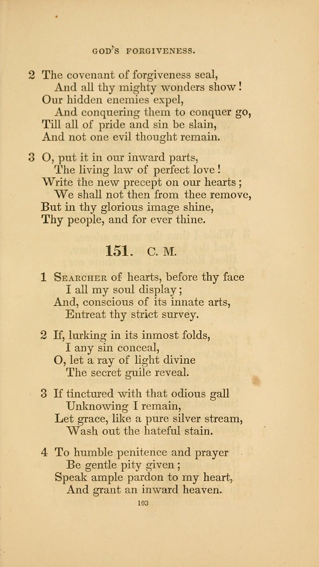 Hymns for the Church of Christ. (6th thousand) page 103