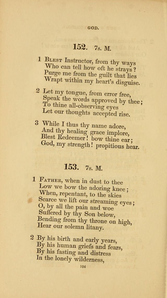 Hymns for the Church of Christ. (6th thousand) page 104