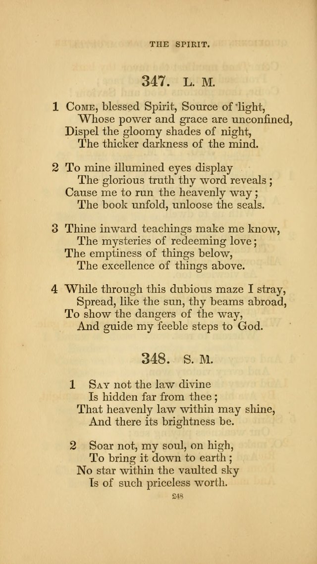 Hymns for the Church of Christ. (6th thousand) page 248