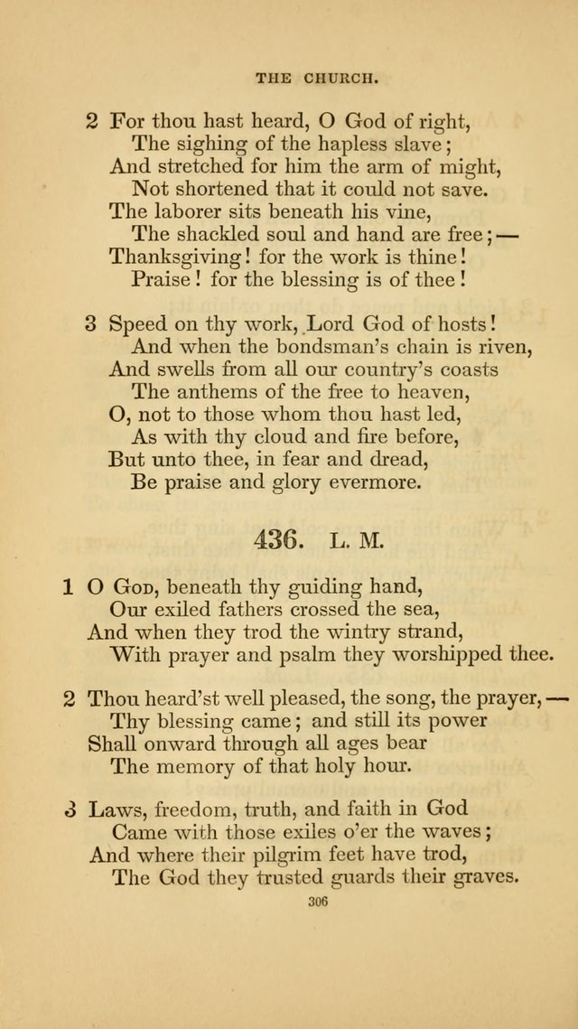 Hymns for the Church of Christ. (6th thousand) page 306