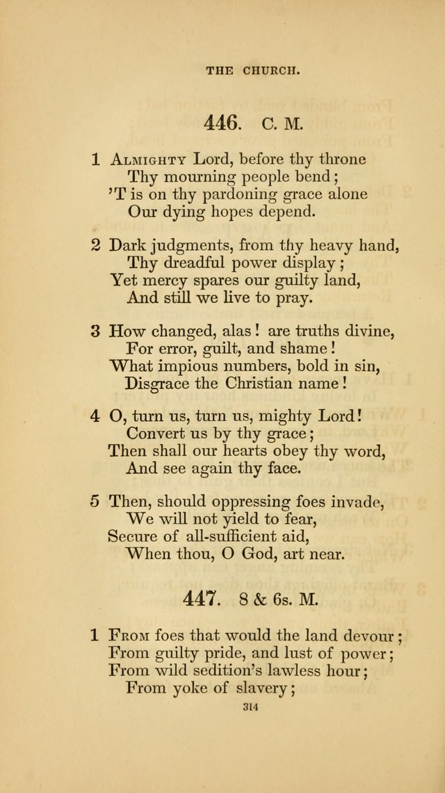 Hymns for the Church of Christ. (6th thousand) page 314