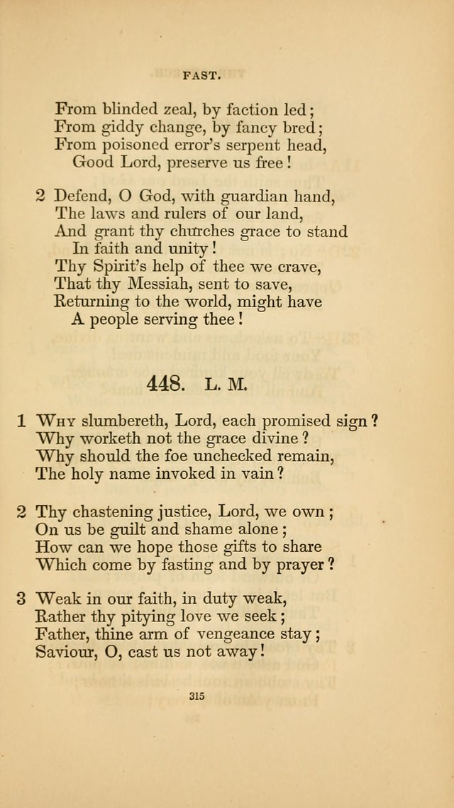 Hymns for the Church of Christ. (6th thousand) page 315