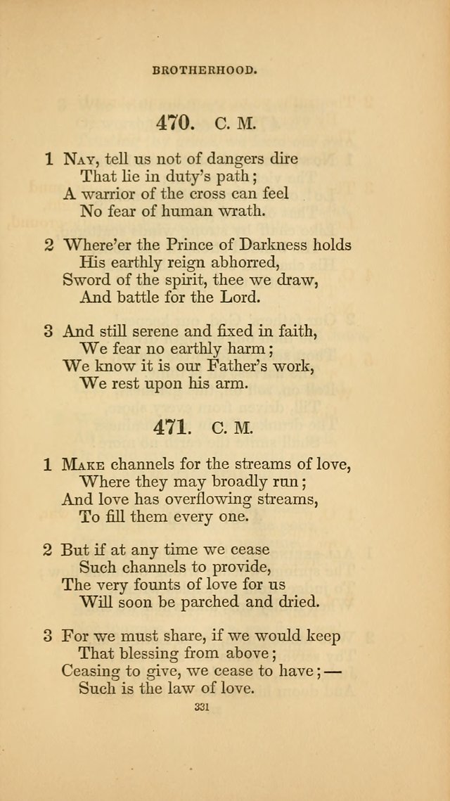 Hymns for the Church of Christ. (6th thousand) page 331