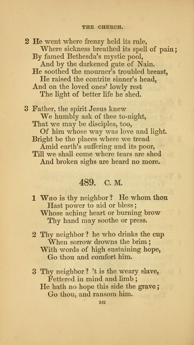 Hymns for the Church of Christ. (6th thousand) page 342