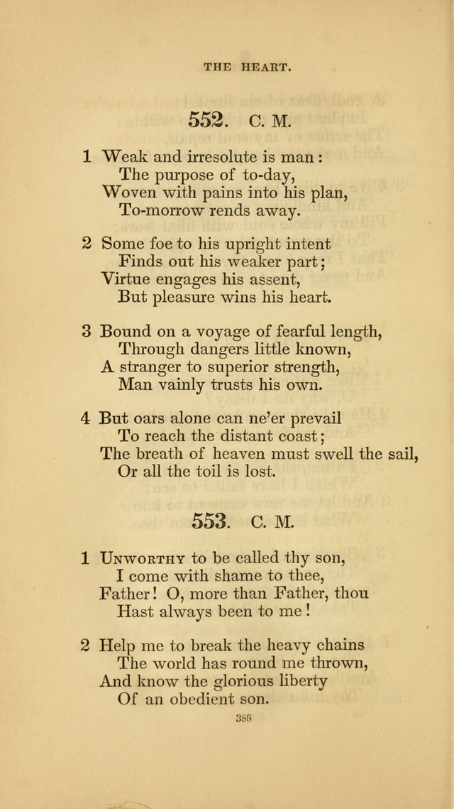 Hymns for the Church of Christ. (6th thousand) page 386