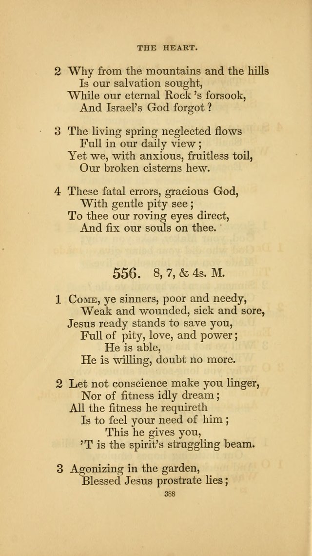Hymns for the Church of Christ. (6th thousand) page 388