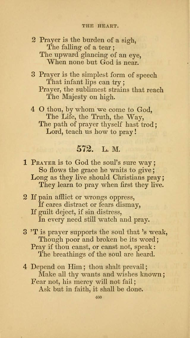 Hymns for the Church of Christ. (6th thousand) page 400