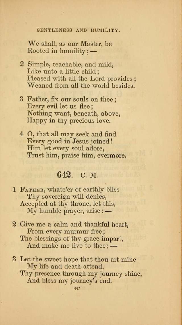 Hymns for the Church of Christ. (6th thousand) page 447