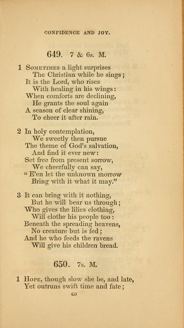Hymns for the Church of Christ. (6th thousand) page 453