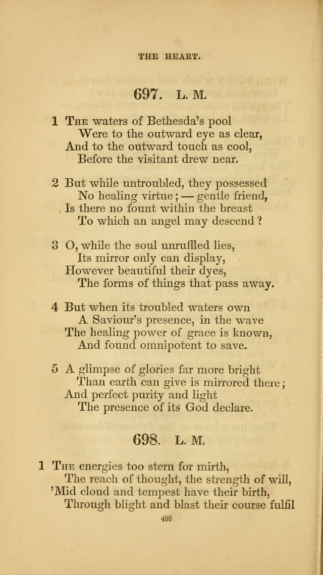 Hymns for the Church of Christ. (6th thousand) page 486