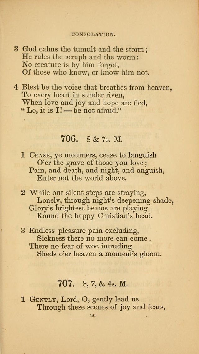Hymns for the Church of Christ. (6th thousand) page 491