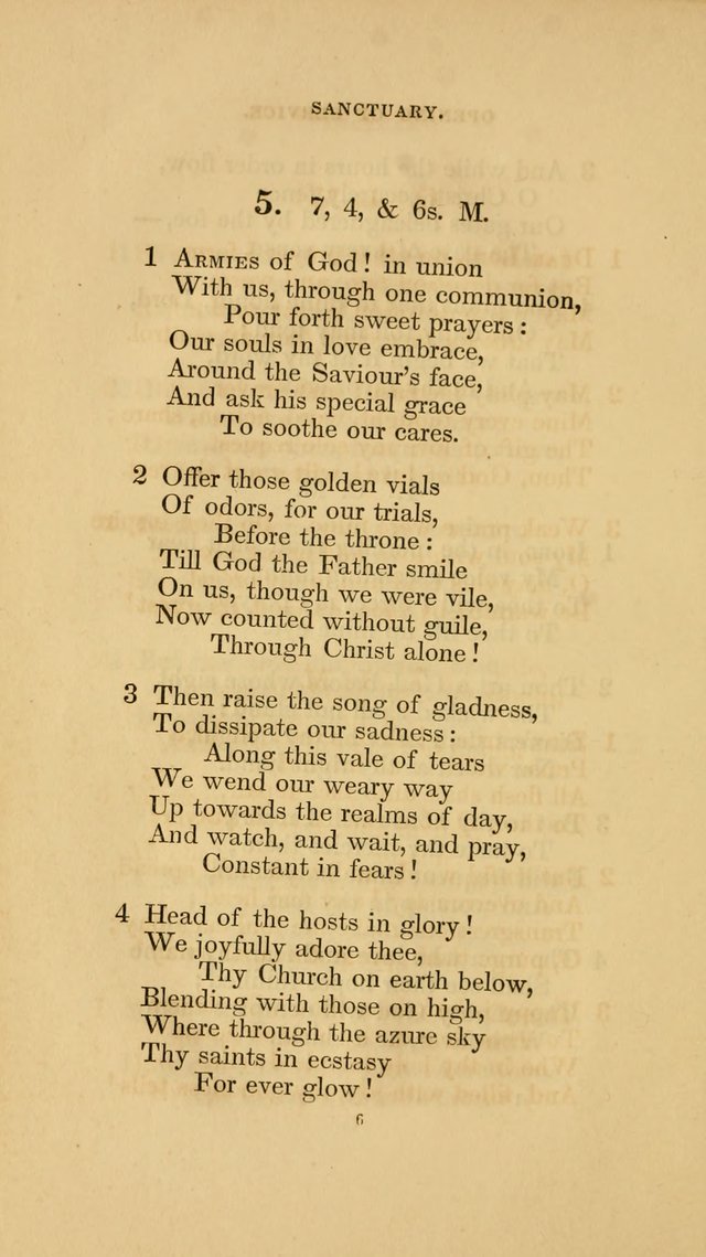 Hymns for the Church of Christ. (6th thousand) page 6