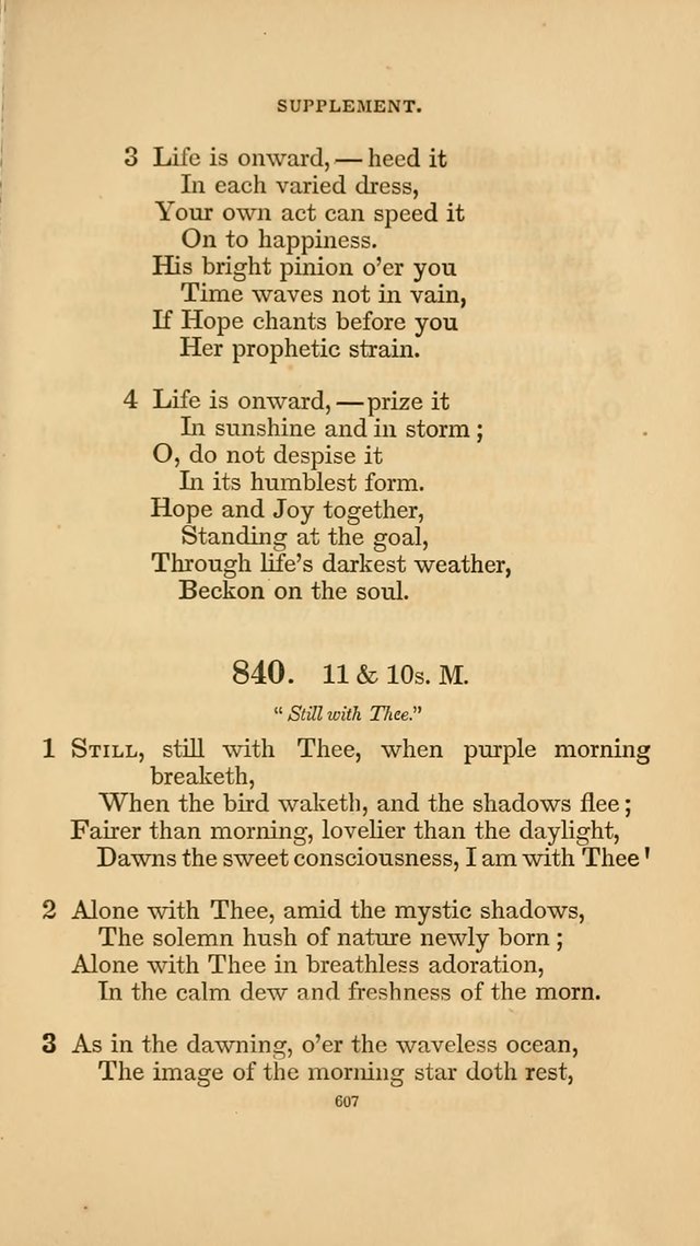 Hymns for the Church of Christ. (6th thousand) page 607