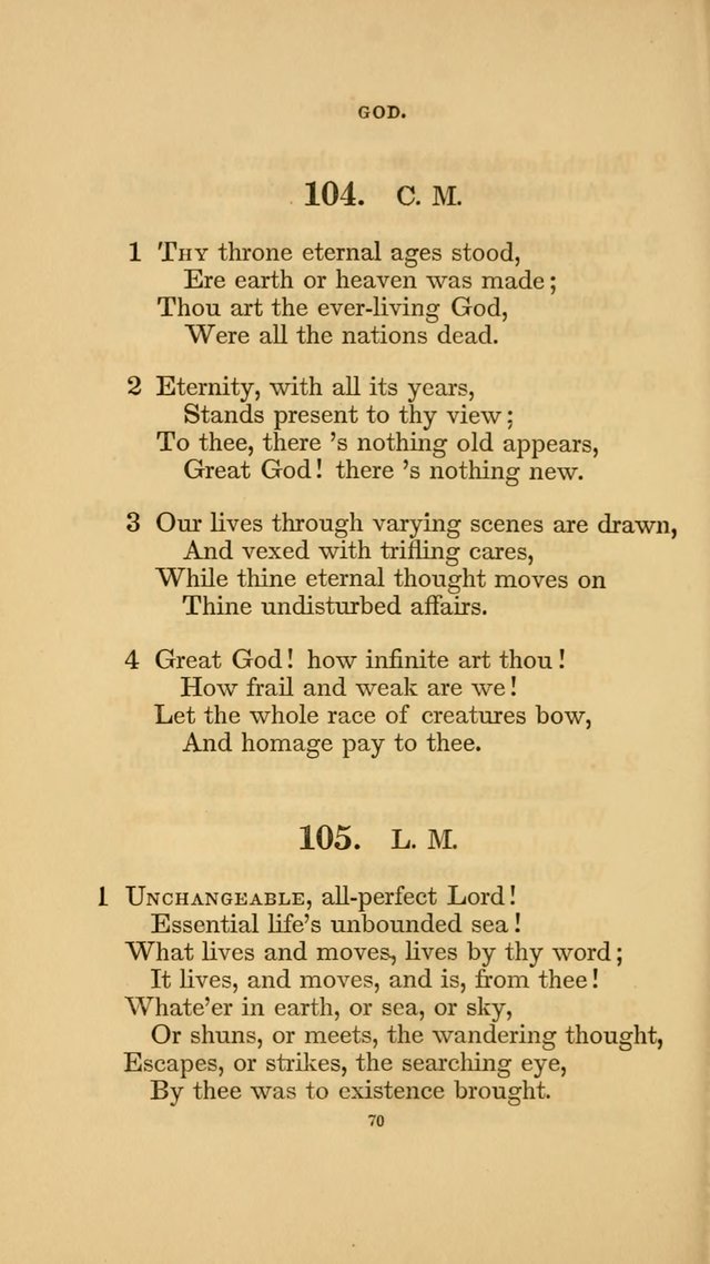 Hymns for the Church of Christ. (6th thousand) page 70