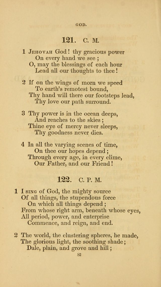 Hymns for the Church of Christ. (6th thousand) page 82