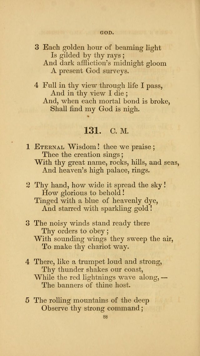 Hymns for the Church of Christ. (6th thousand) page 88